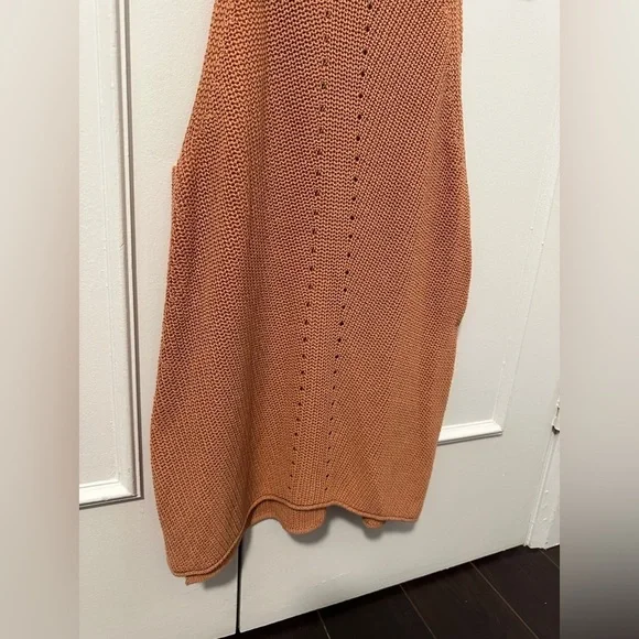Zara crochet Burnt Orange Knit Tank Top Size Small Women’s - Picture 4 of 10
